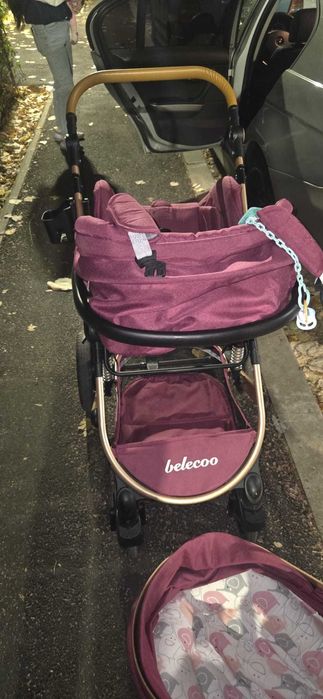 Carucior copii 3 în 1 Belecoo