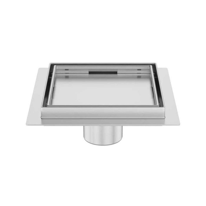 Sifon pardoseala Faiantabil, vertical din inox, dimensiune 15×15 cm