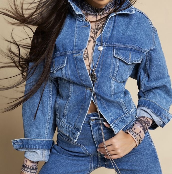 Много красиво Дънково яке на NC