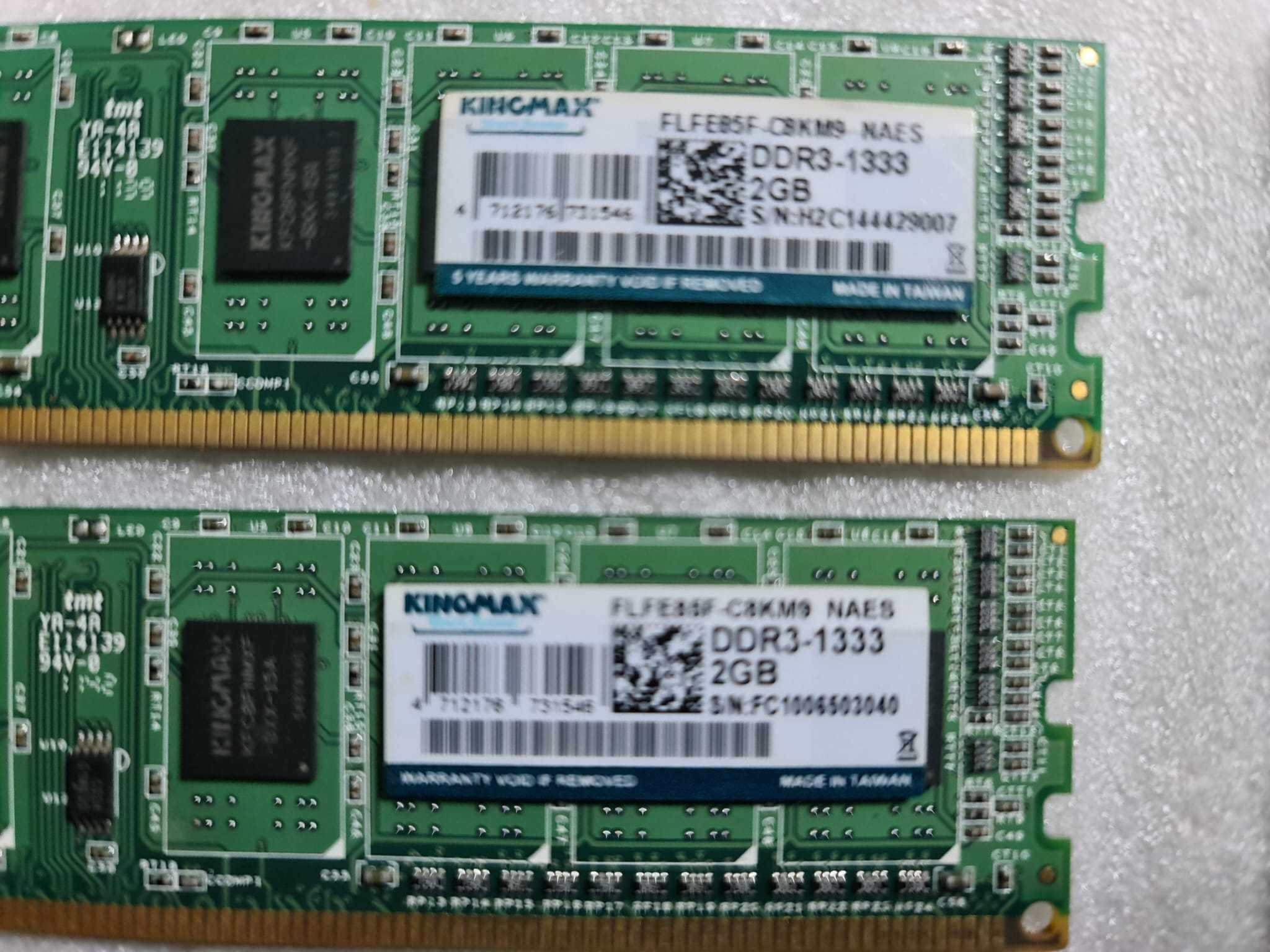 Memorie RAM desktop Kingmax FLFE85F-C8KM9 NAES DDR III 2GB, 1333MHz