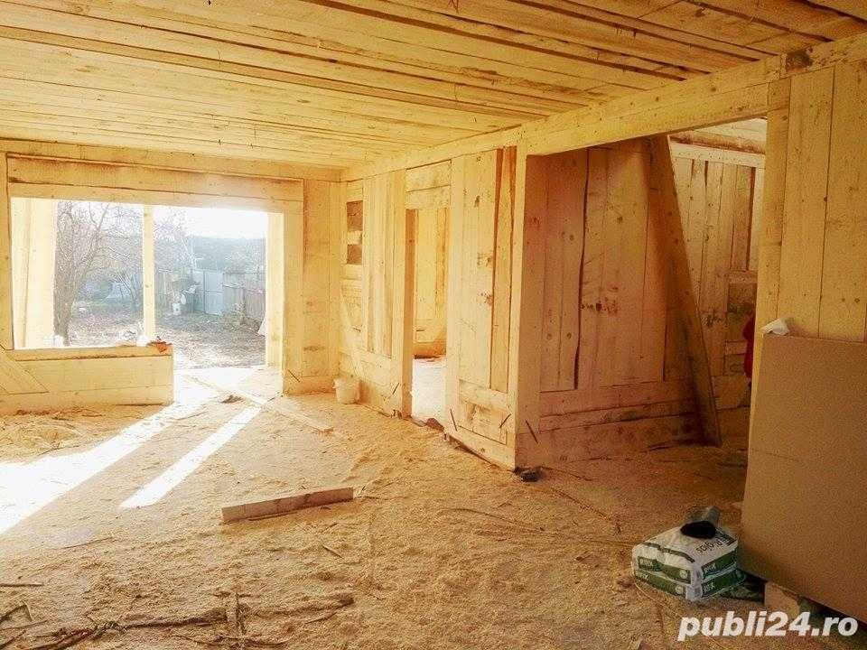case din lemn moderne