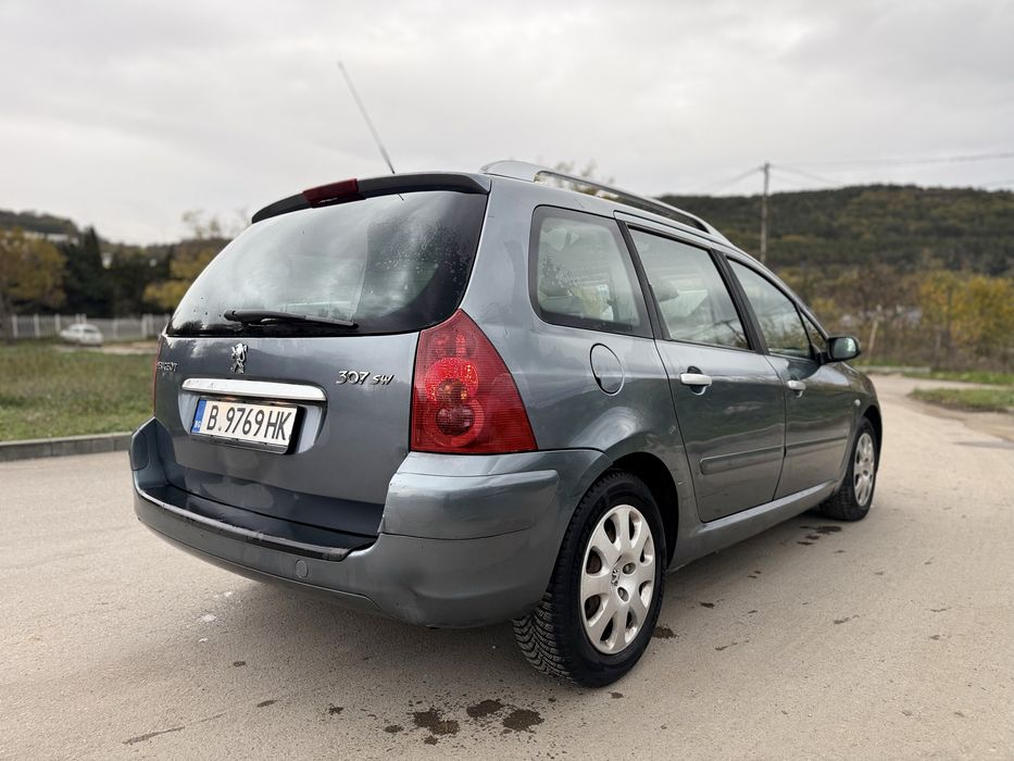 Peugeot 307 Sw 1.6 Hdi 7 места 2006г. Зимни гуми Всичко платено