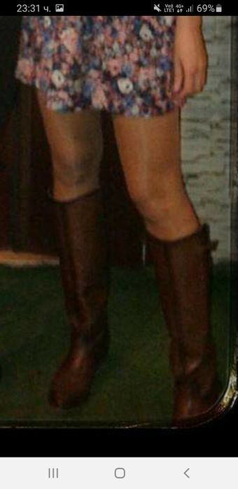 ZARA естествена кожа