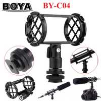 Protectie microfon antivibratie BOYA BY-C04 Microphone Shock Mount Cli