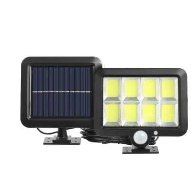 Proiector solar 160 LED 8 COB senzor de lumina si miscare ..
