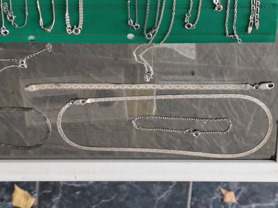 Лот Сребърни  верижки синджири 925