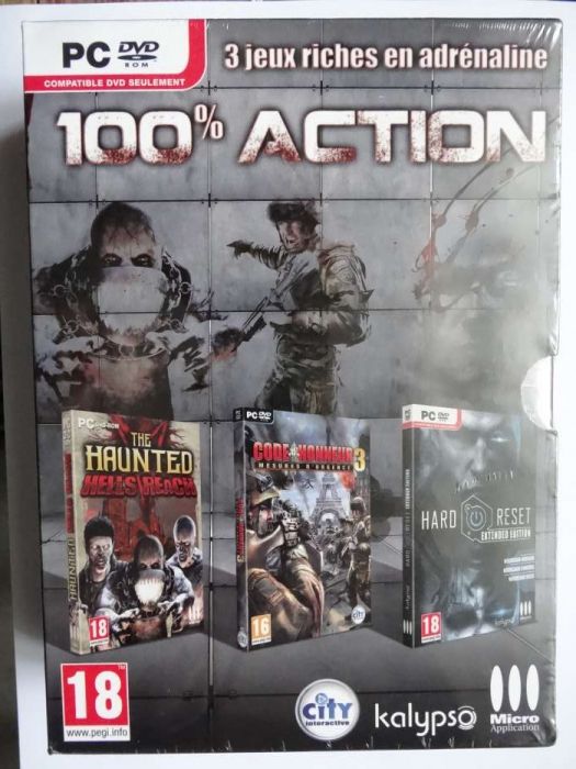 Joc PC- set 100% Action -3 jocuri