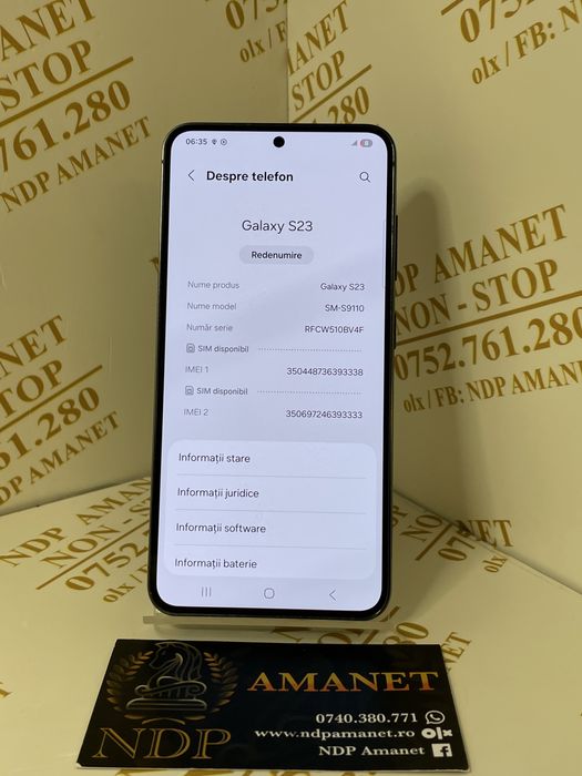 NDP Amanet Braila Samsung S23( 42096)