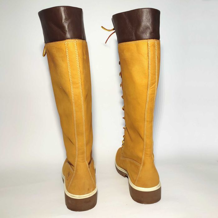 Дамски ботуши Timberland кожа водоустойчиви