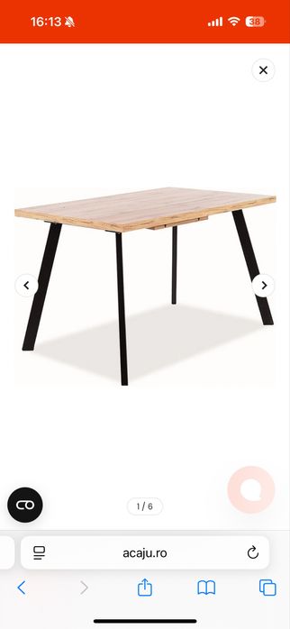 Masa dining/ de bucatarie extensibila