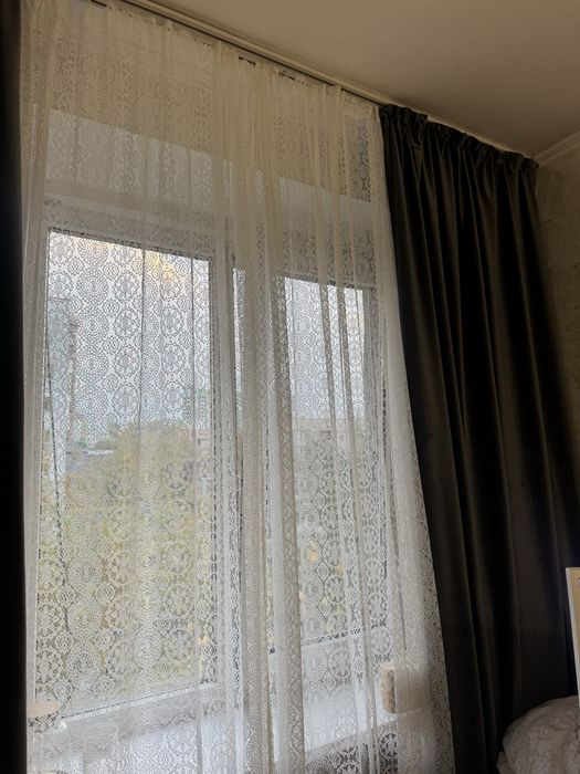 Продаются тюль с двумя полотнами