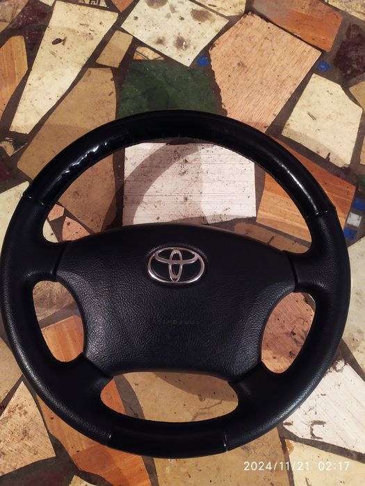 Руль Прадо 120 в сборе с подушкой