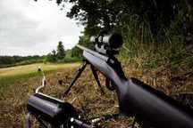 Pusca Airsoft Sniper/Vanatoare pe ARC->Cu Luneta 4j 210m/s