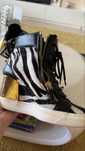 Pantofi Giuseppe Zanotti din par natural Zebra