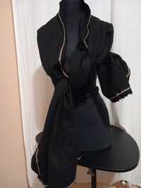 Голям черен шал Zara
