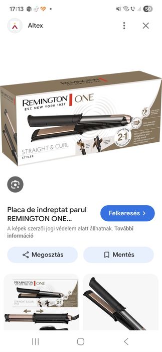 Placa de par Remington noua