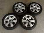Set 4 Jante Audi A6 R17 5x112 Echipate cu anvelope 225/55/17 Iarna M+S