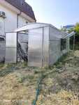 Парник оранжерия с метална конструкция и поликарбонат 6м x 2.5м