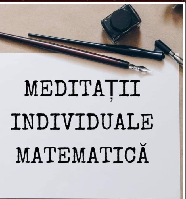 Meditatii la matematica