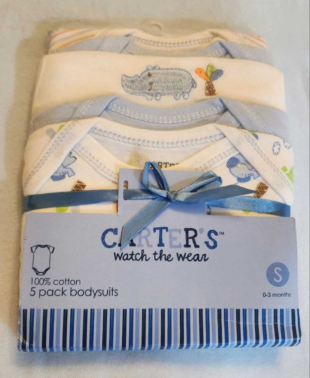 Боди Carter's с короткими рукавами в комплекте 5 штук.