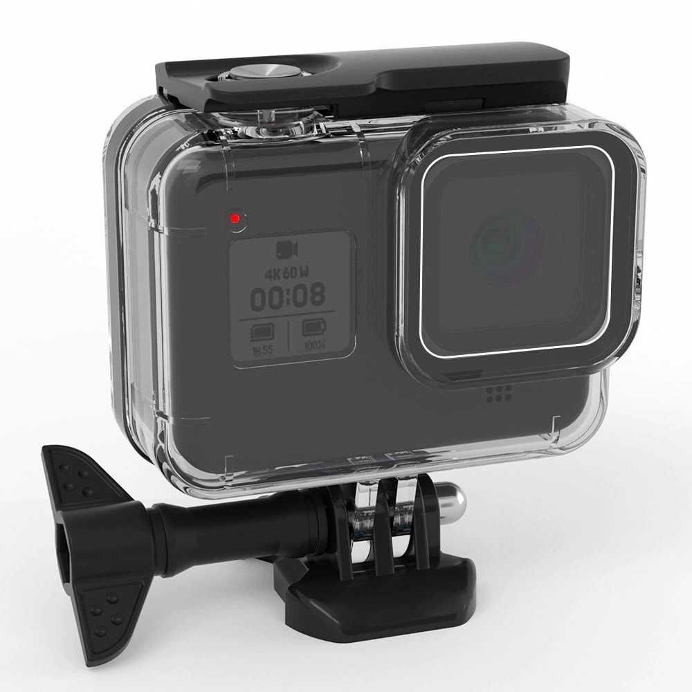 Set accesorii GoPro Hero 8 carcasa subacvatica 60m husa folie filtru