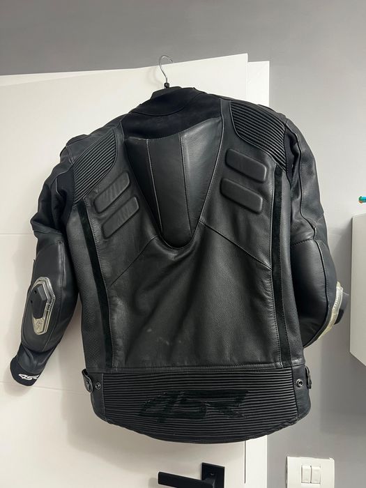 Geaca moto din piele 4SR TT REPLICA BLACK SERIES