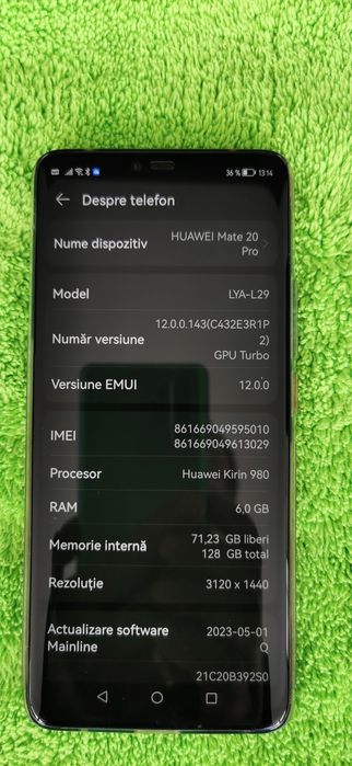 Huawei Mate 20 Pro 128gb in stare foarte buna