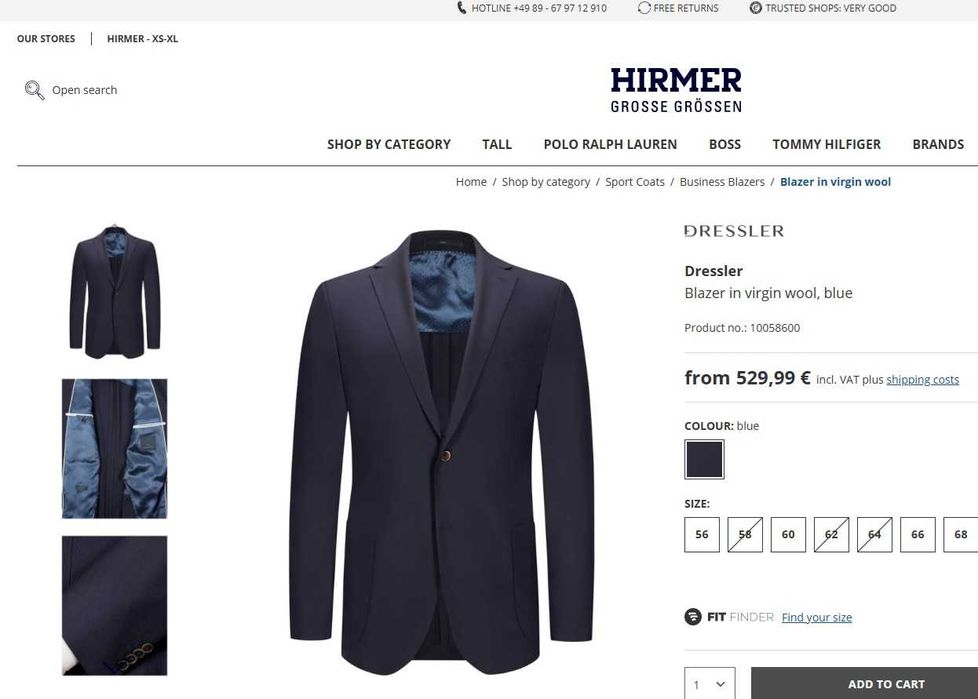 Sacou blazer de lux Eduard Dressler 52 XL 100% lana extrafina butoni