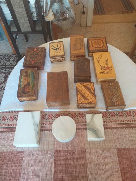 Дървени кутийки за бижута