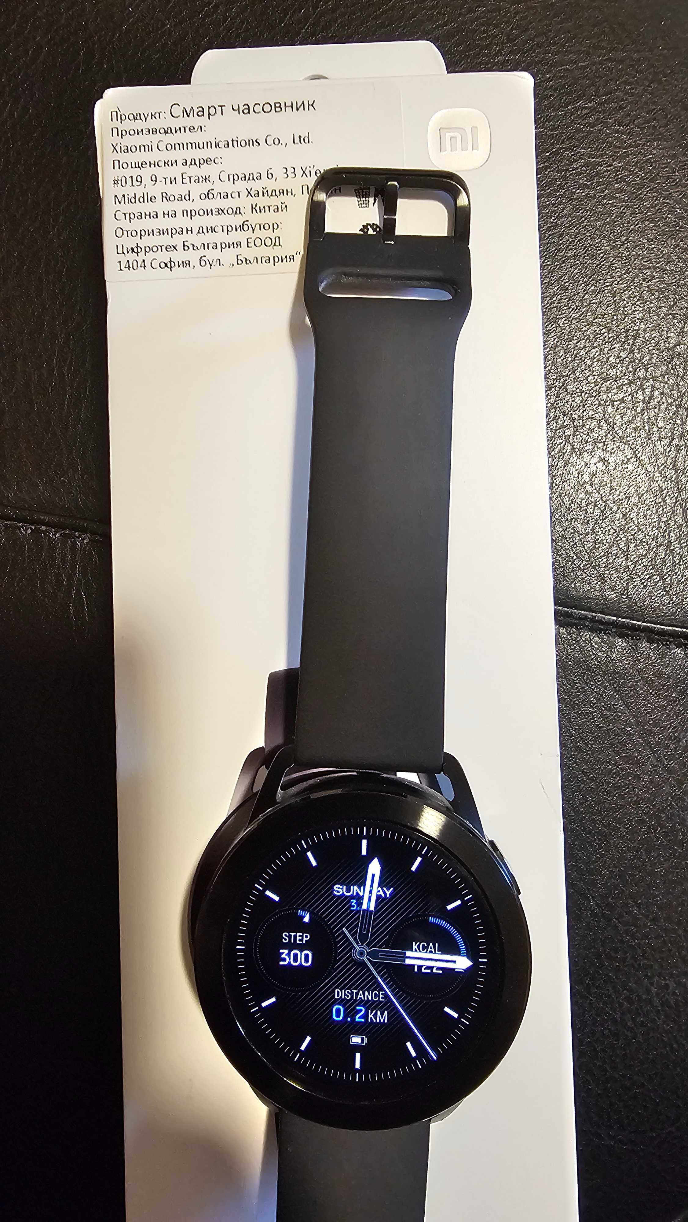 Смарт часовник XIAOMI WATCH S3 Black 47 ММ, GPS, ПУЛСОМЕР, SPO2