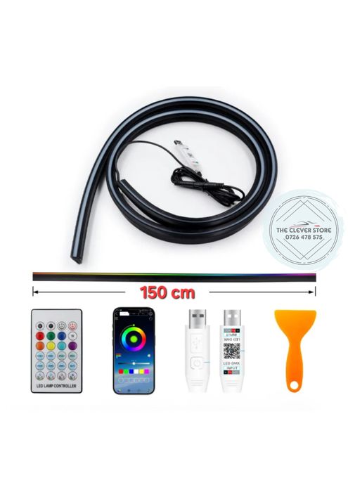 Banda LED Symphony Rgb Auto 150 cm montaj intre Bord si Parbriz