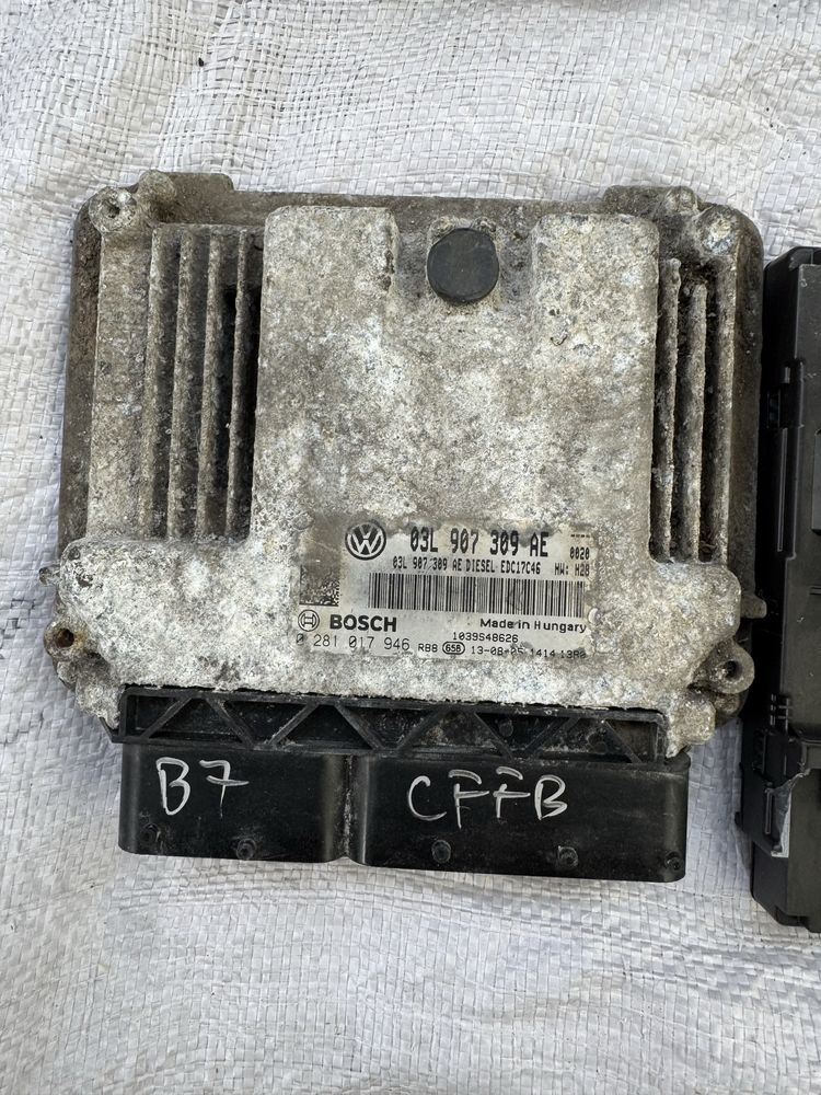 Kit pornire passat b7 cc tiguan ECU imobilizator calculator confort