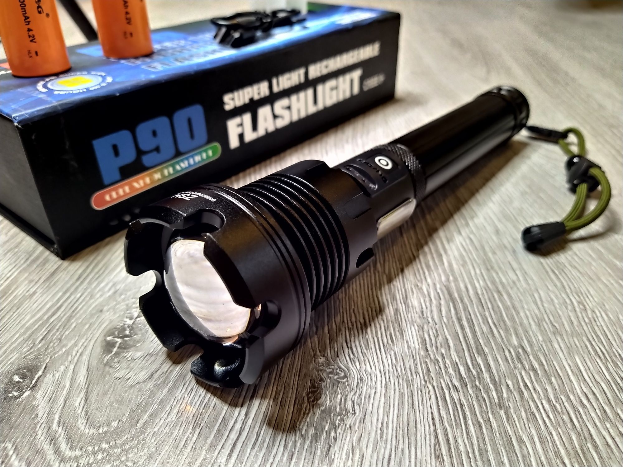 Lanterna PROFESIONALA  XHP90.3 v2 + COB,  100% metal