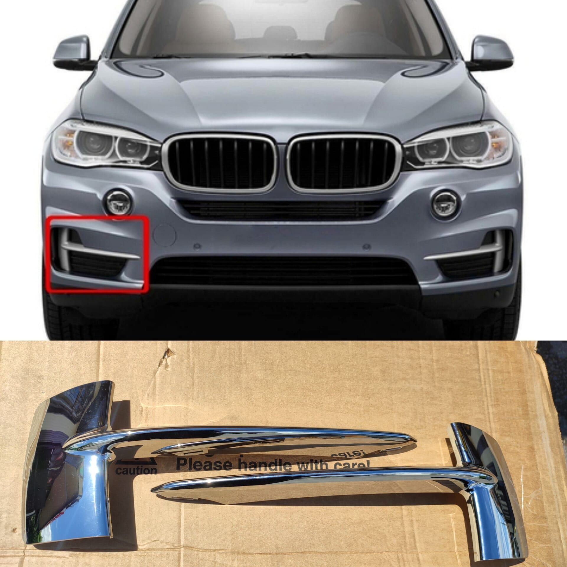 Накладки никель BMW X5 F15