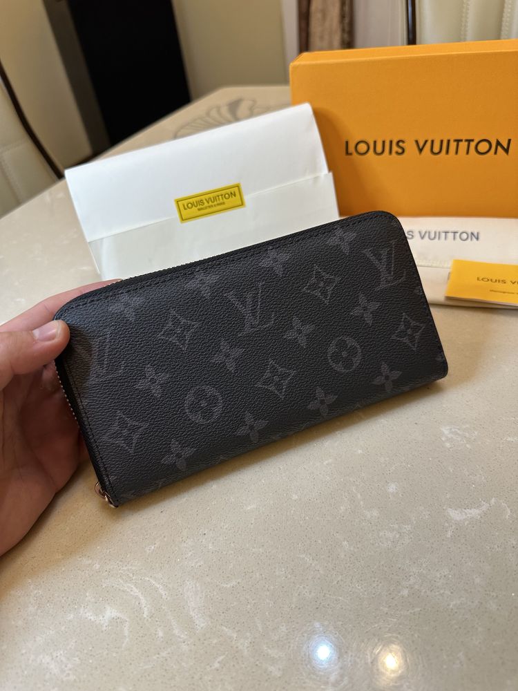 Portofel Louis Vuitton Black Piele Full box