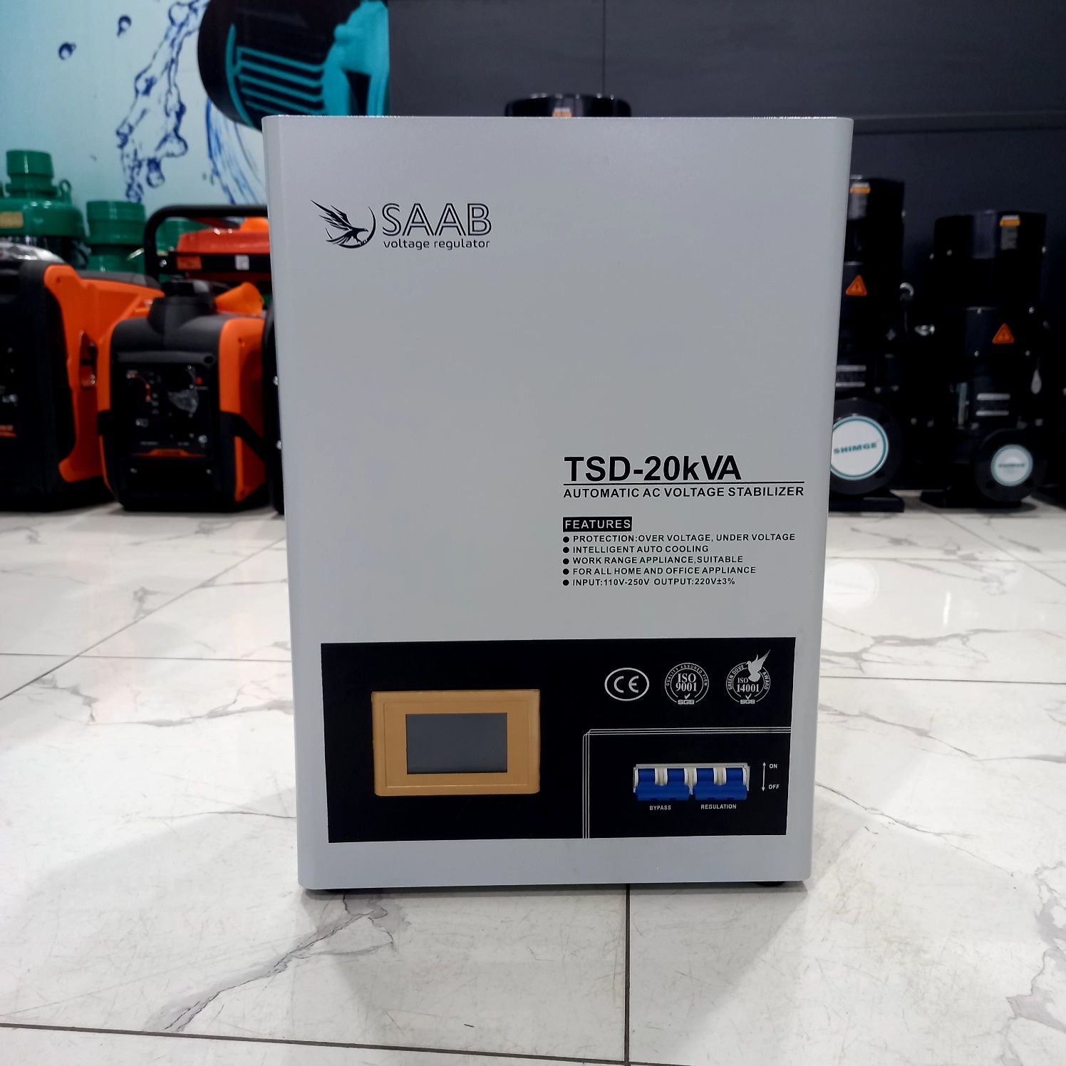 Стабилизатор напряжение латерный SAAB  20 KVA