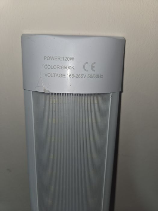 Corp de iluminat tip neon Led aplicabil slim 120W 5200LM 6500K 120 CM