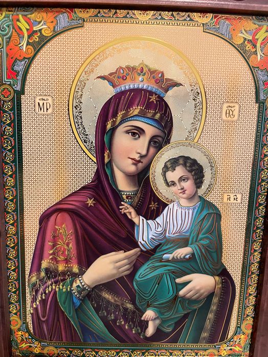 icoana veche maica domnului dim 24x27 icoana veche icoana deosebita