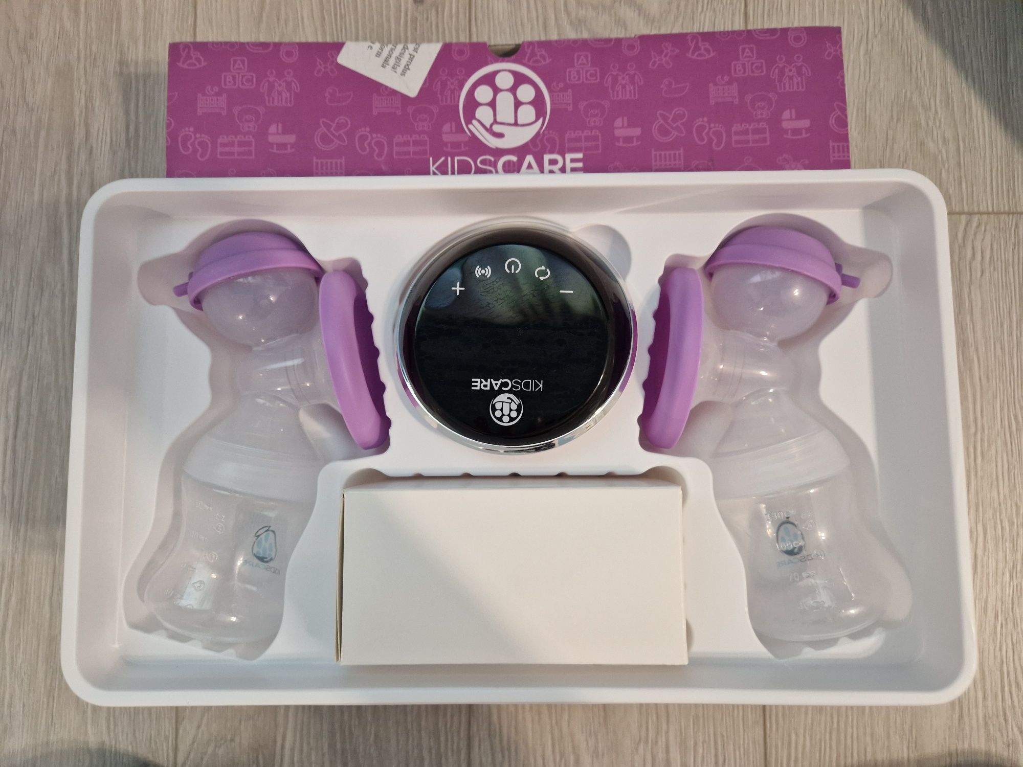 Pompa sani dubla Kidscare si accesorii