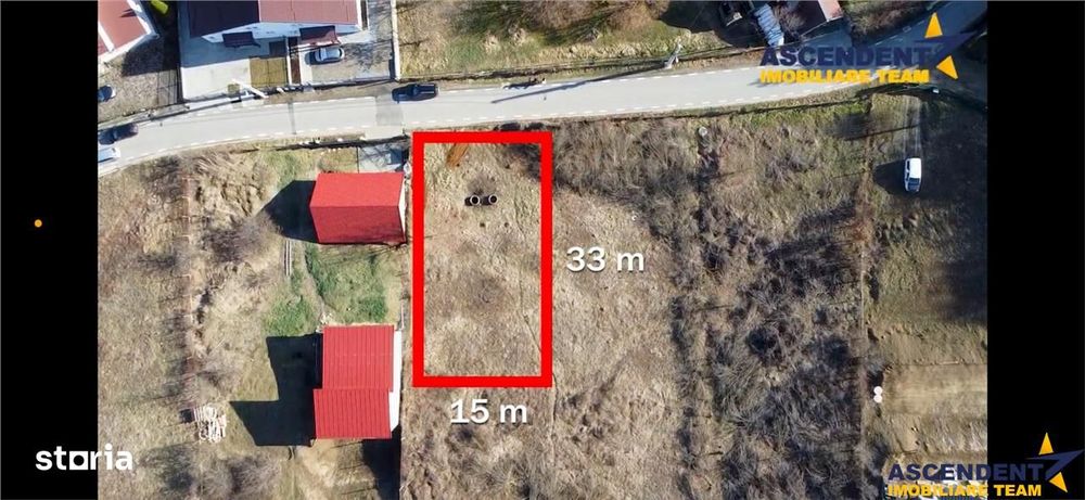 FILM!Teren intravilan, construibil in Valea Iubirii pe 500 mp, aria Co