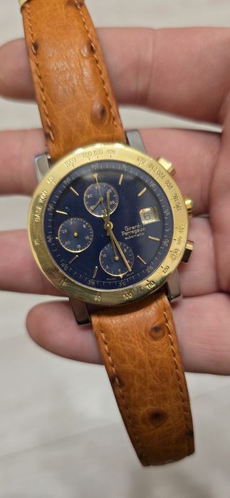 Girard Perregaux GP 7000 aur oțel okazie