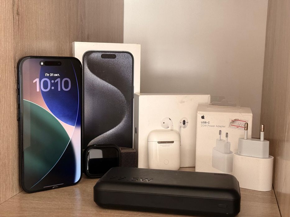 Iphone 15 pro + Apple watch 9 + Air pods 2