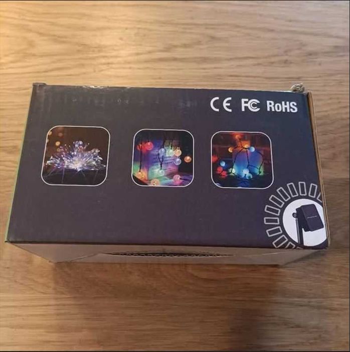 НОВИ! LED соларни гирлянди 200 LED, лампички, 2 бр x 22 м