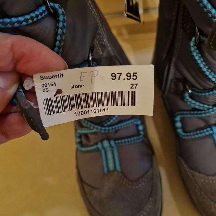 Cizme inalte zapada Superfit 27 Goretex NOI talpa antiaderenta