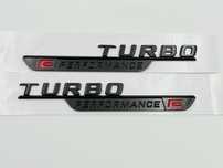 Set Embleme Compatibile Mercedes Turbo E performance egru aripa