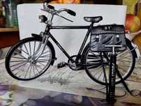 Mini bicicletă retro din aliaj Model 1:10
