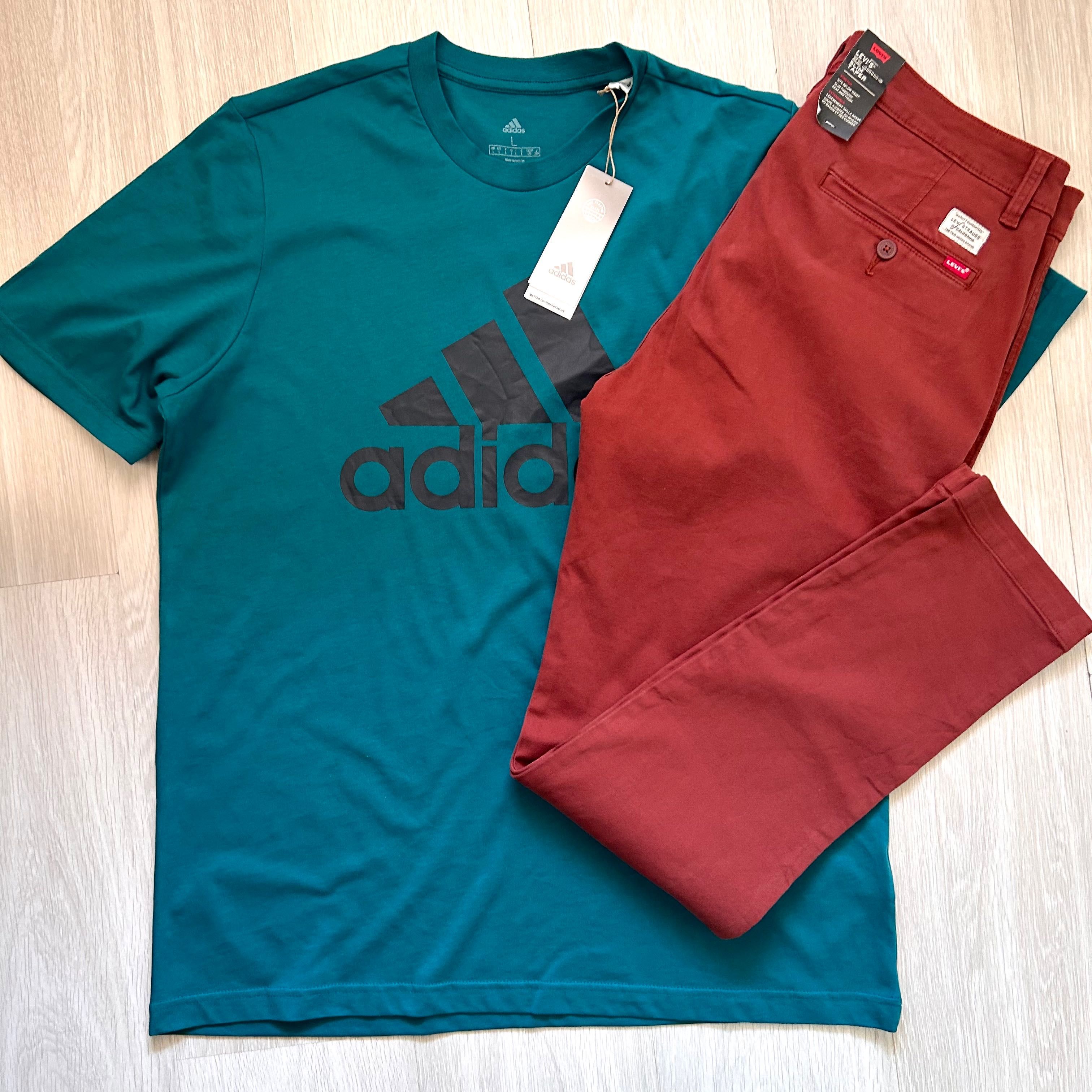 Levi’s denim & Adidas  tshirt нови