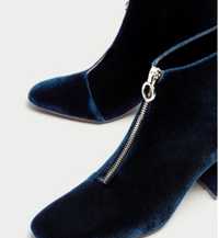 Botine Zara catifea