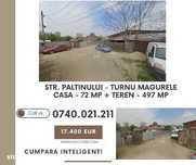 Str. Paltinului - Casa - 72 mp  + Teren - 497 mp, Tr. Magurele