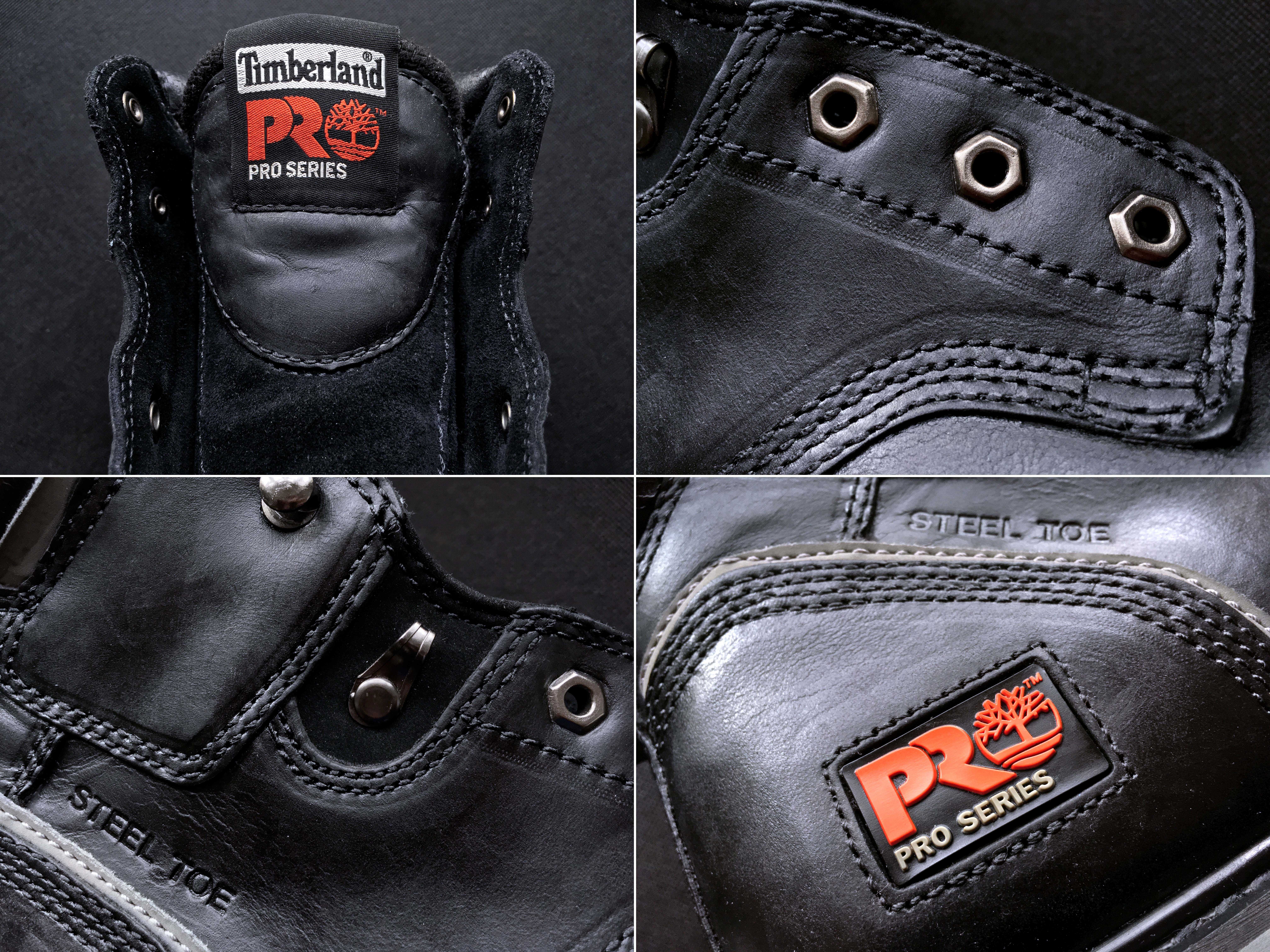 VINTAGE 2003 TIMBERLAND® PRO™ PIT BOSS Steel Toe Work Boots — 28.5 CM